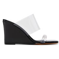 Maryam Nassir Zadeh Black Olympia Wedge Heeled Sandals 261779F125009