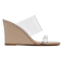 Maryam Nassir Zadeh Beige Olympia Wedge Heeled Sandals 261779F125011