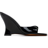 Maryam Nassir Zadeh Black Lido Wedge Heeled Sandals 261779F125019