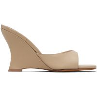 Maryam Nassir Zadeh Beige Lido Wedge Heeled Sandals 261779F125021