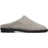 Lauren Manoogian SSENSE Exclusive Gray Brushed Mule Loafers 261874F121000