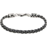 Emanuele Bicocchi Tiny Fishtail Braid Bracelet 261883M142001