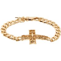 Emanuele Bicocchi Edge Chain Notre-Dame Cross Bracelet 261883M142020