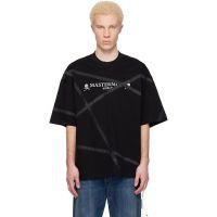 MASTERMIND WORLD Black Wrapped SS T-shirt 261968M213002