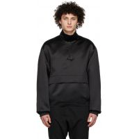 We11done Black Polyester Jacket 221327M180009