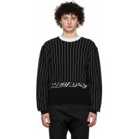 We11done Black Rayon Sweater 221327M205003