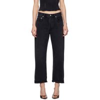 Citizens of Humanity Black Dahlia Bow Leg Baby Roll Jeans 242030F069030
