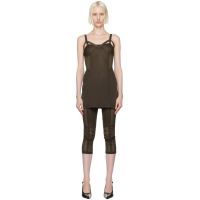 KNWLS Brown Grace Minidress 242148F052003