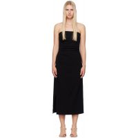 Proenza Schouler Black Shira Midi Dress 242288F054001
