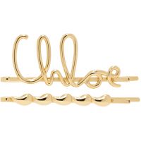 Gold The Chloe Iconic Hair Clip Set 242338F018001