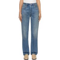 Citizens of Humanity Blue Baretta Relaxed Straight Jeans 251030F069012