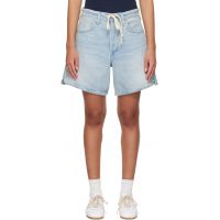 Citizens of Humanity Blue Brynn Drawstring Denim Shorts 251030F088001
