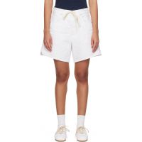 Citizens of Humanity White Brynn Drawstring Denim Shorts 251030F088005