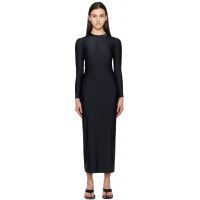 Alexanderwang.t Black Rashguard L/S Maxi Dress 251214F055000