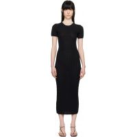 Loulou de Saison Black Aruba Midi Dress 251473F054000