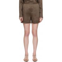 Loulou de Saison Brown Adonia Shorts 251473F088002