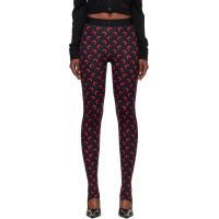 Marine Serre Black Moon Printed Jersey Leggings 252020F085004