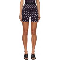 Marine Serre Black Moon Printed Jersey Biker Shorts 252020F088006