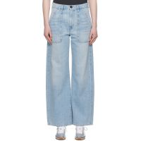 Citizens of Humanity Blue Wide Ayla Cargo Jeans 252030F069009