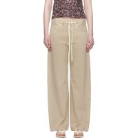 Citizens of Humanity Beige Brynn Drawstring Jeans 252030F069013