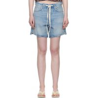 Citizens of Humanity Blue Brynn Drawstring Denim Shorts 252030F088001