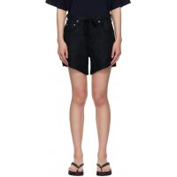 Citizens of Humanity Black Brynn Drawstring Shorts 252030F088003