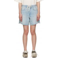 Citizens of Humanity Blue Brynn Drawstring Denim Shorts 252030F088008