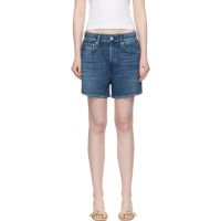 Rag & bone Navy Miramar Terry Walking Shorts 252055F088002