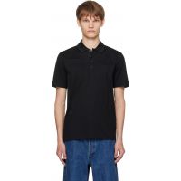 Hugo Black Slim-Fit Mercerized Cotton Polo 252084M212021