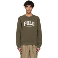 Polo Ralph Lauren Khaki Logo Fleece Sweatshirt 252213M204010