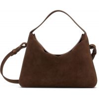 Aesther Ekme Brown Soft Baguette Crossbody Bag 252239F048005