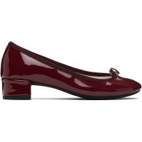 Repetto Burgundy Camille Rubber-Sole Heels 252296F122017