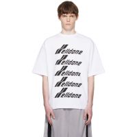 We11done White WELLDONE Front Logo T-shirt 252327M213025