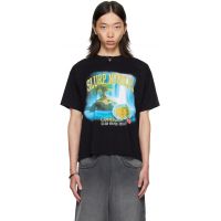 LUU DAN Black Slurp Noodles Box T-shirt 252331M213008