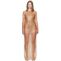 Paris Georgia Tan Thom Maxi Dress 252438F055000