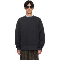 Sacai Gray Sponge Sweat Sweatshirt 252445M204007