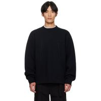Sacai Black Sponge Sweat Sweatshirt 252445M204008