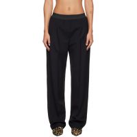 Loulou de Saison Black Niro Elasticated Waistline Trousers 252473F087003