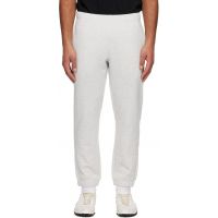 AAPE by A Bathing Ape Gray Logo Patch Sweatpants 252547M190010