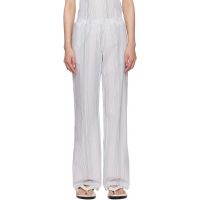 Paloma Wool Blue & White Kimoto Lounge Pants 252648F086000