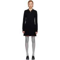 Sandy Liang Black Hague Minidress 252677F052020