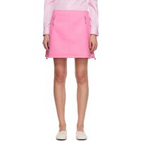 Sandy Liang Pink Polar Miniskirt 252677F090011