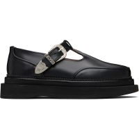 Toga Virilis Black Hard Leather Loafers 252688M231017