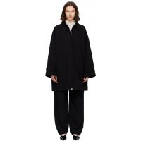 TOTEME Black Oversized Trench Coat 252771F067002