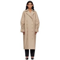 TOTEME Beige Signature Trench Coat 252771F067004