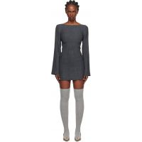 OUR LEGACY Gray Firm Minidress 252803F052000