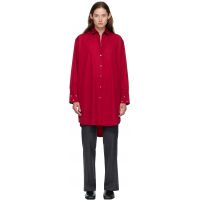 OUR LEGACY Red Frock Shirt Midi Dress 252803F054000