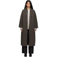 Lauren Manoogian Gray Long Shawl Cardigan 252874F095011