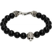 Emanuele Bicocchi Skull Beads Bracelet 252883M142008