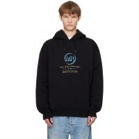 Martine Rose Black Classic Hoodie 252892M202013